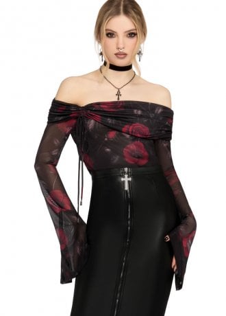 Killstar Fawnelle Off The Shoulder Top