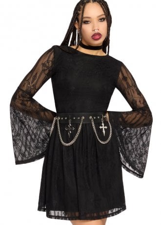 Killstar Obscura Sanctum Mini Dress