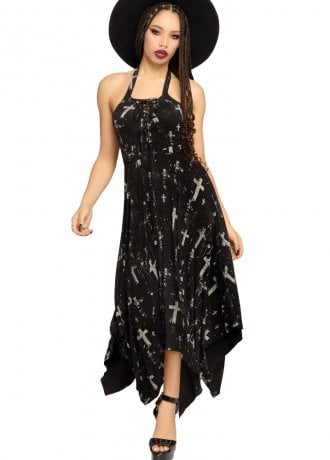 Killstar Tenebris Chapel Maxi Dress