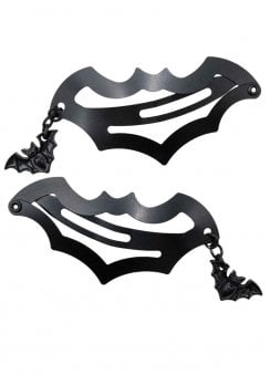 Bat Snap Clip Black Bat Charm