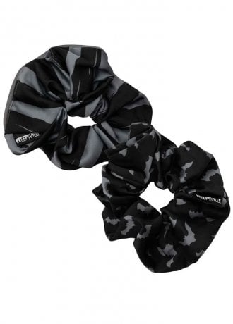 Kreepsville 666 Bats Grey Scrunchie Set