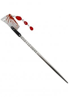 Cleaver Blood Drip Hair Stick