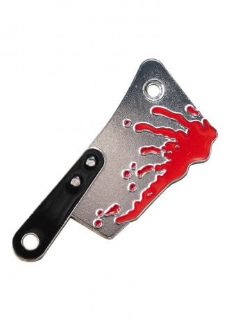 Kreepsville 666 Cleaver Blood Splatter Enamel Pin