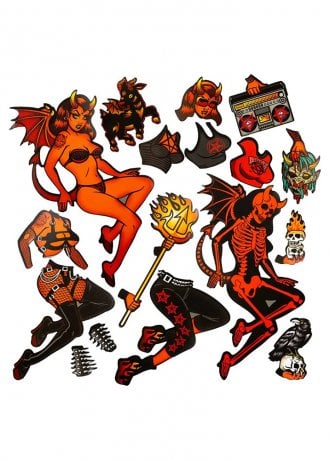 Kreepsville 666 Devil Dame Dress Up Magnet Set
