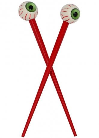 Kreepsville 666 Eyeball Green Hair Sticks