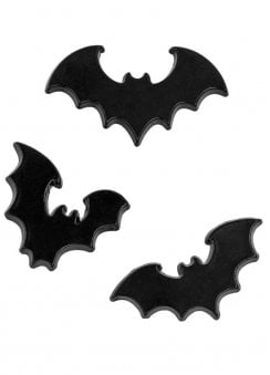 Flying Bat Enamel Pin Set