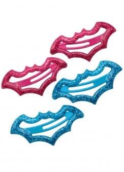 Glitter Bat Snap Hair Clips 