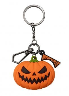 Pumpkin Orange 3D Flat Keychain