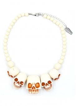Skull Collection White Necklace
