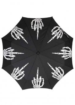 Skull Handle Skeleton Middle Finger Anti UV Umbrella