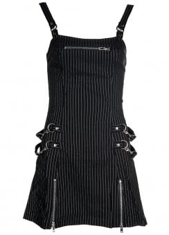 Pinstriped Gangsta Pranksta Mini Dress