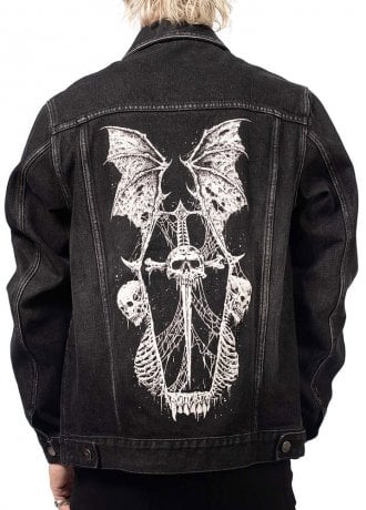 Lip Service  Riddick Vintage Wash Hesher Trucker Jacket