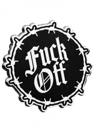 Occult Patches & Pins Fuck Off Enamel Pin