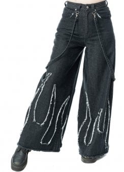 Ablaze Wide Leg Jeans