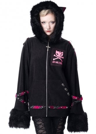 Poizen Industries BBK Shadow Kitty Oversized Hoodie