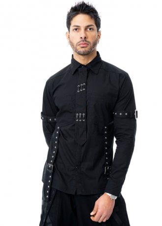 Poizen Industries Drystan Bondage Shirt & Tie