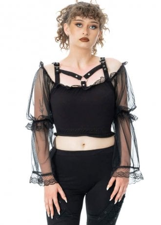 Poizen Industries Shadowfang Gothic Top