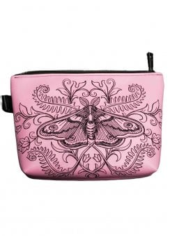 Forest Moth Cosmetic Bag