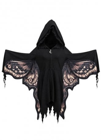 Restyle Ashira Moth Winged Hoodie