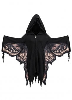 Ashira Moth Winged Hoodie