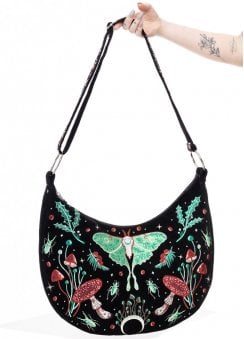 Autumnal Equinox Embroidered Hobo Bag