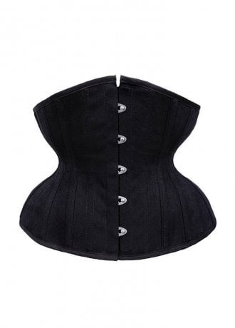 Restyle Black Matte Underbust Corset