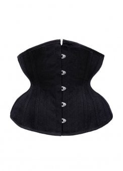 Black Matte Underbust Corset
