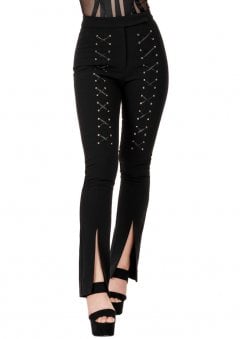 Bonded Flare Trousers