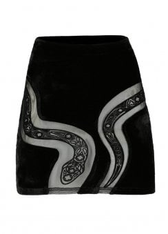 Cathedral Snake Mini Skirt