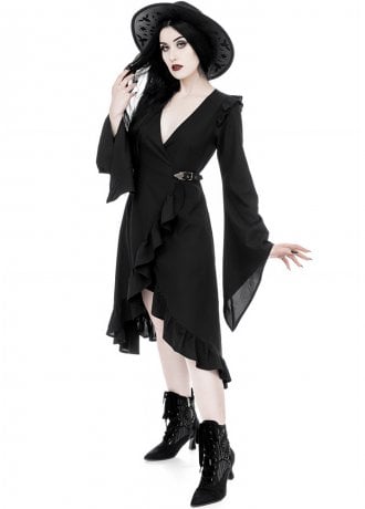 Restyle Cathedralis Buckle Midi Dress