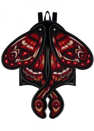 Restyle Crimson Moth Backpack