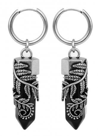 Restyle Crystal Fern Earrings