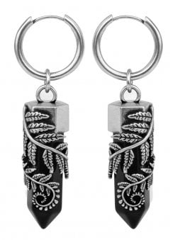 Crystal Fern Earrings