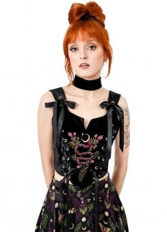 Enchanted Encounters Velvet Corset Top