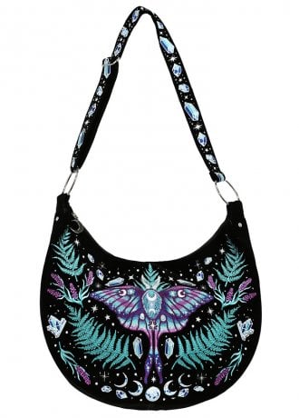Restyle Enchanted Forest Embroidered Hobo Bag