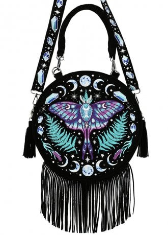 Restyle Enchanted Forest Embroidered Round Bag
