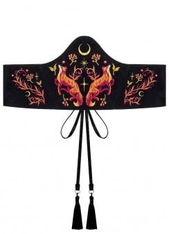 Fireborne Embroidered Corset Belt