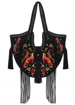 Fox Meadows Embroidered Shoulder Bag