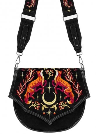 Restyle Foxfire Nights Embroidered Shoulder Bag