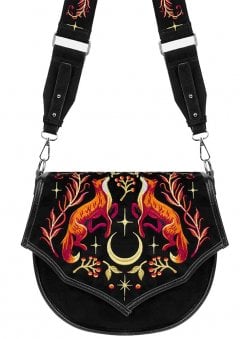 Foxfire Nights Embroidered Shoulder Bag