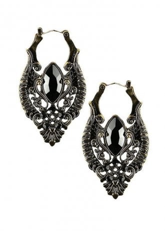 Restyle Gold Snake Earrings
