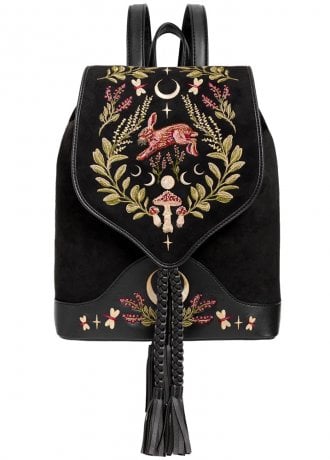 Restyle Hare Moon Embroidered Backpack