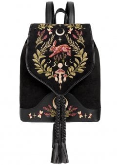 Hare Moon Embroidered Backpack