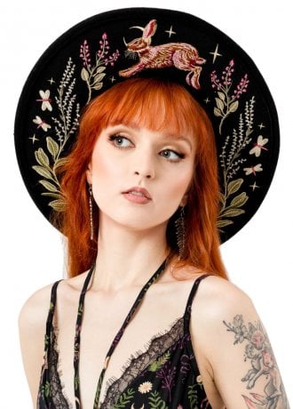 Restyle Hare Moon Wide Brim Hat