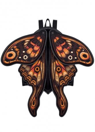 Restyle Ignis Moth Embroidered Backpack