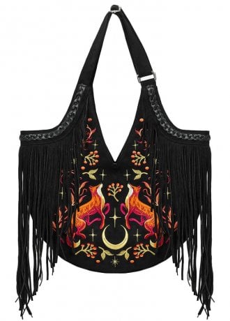 Restyle Lunar Grove Embroidered Shoulder Bag