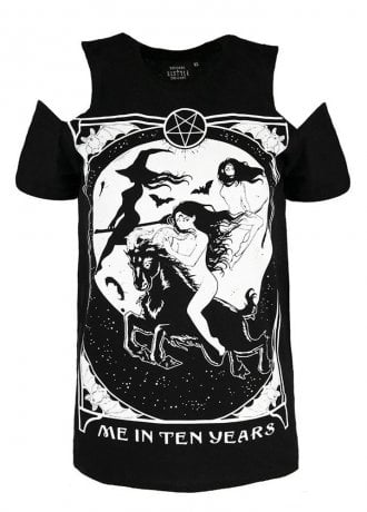 Restyle Me in Ten Years Cold Shoulder T-Shirt
