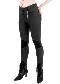Mortem Lace-Up Trousers
