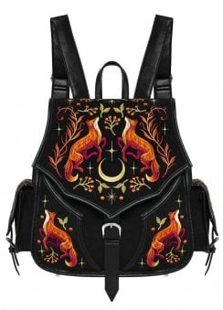 Mystic Fox Embroidered Backpack