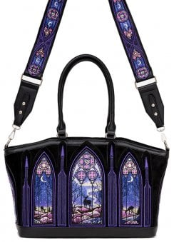 Northern Lights Embroidered Shopper Bag